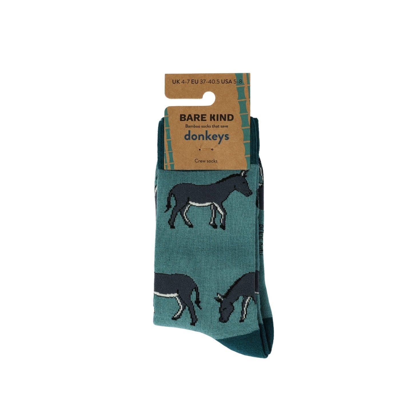 Save the Donkeys Bamboo Socks