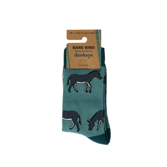Save the Donkeys Bamboo Socks