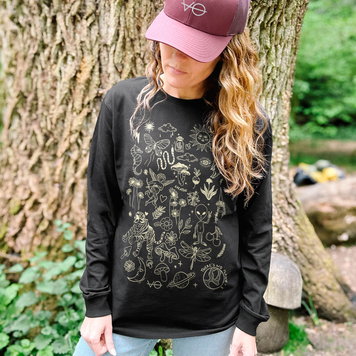 Doodle Long Sleeve T-Shirt (Unisex)