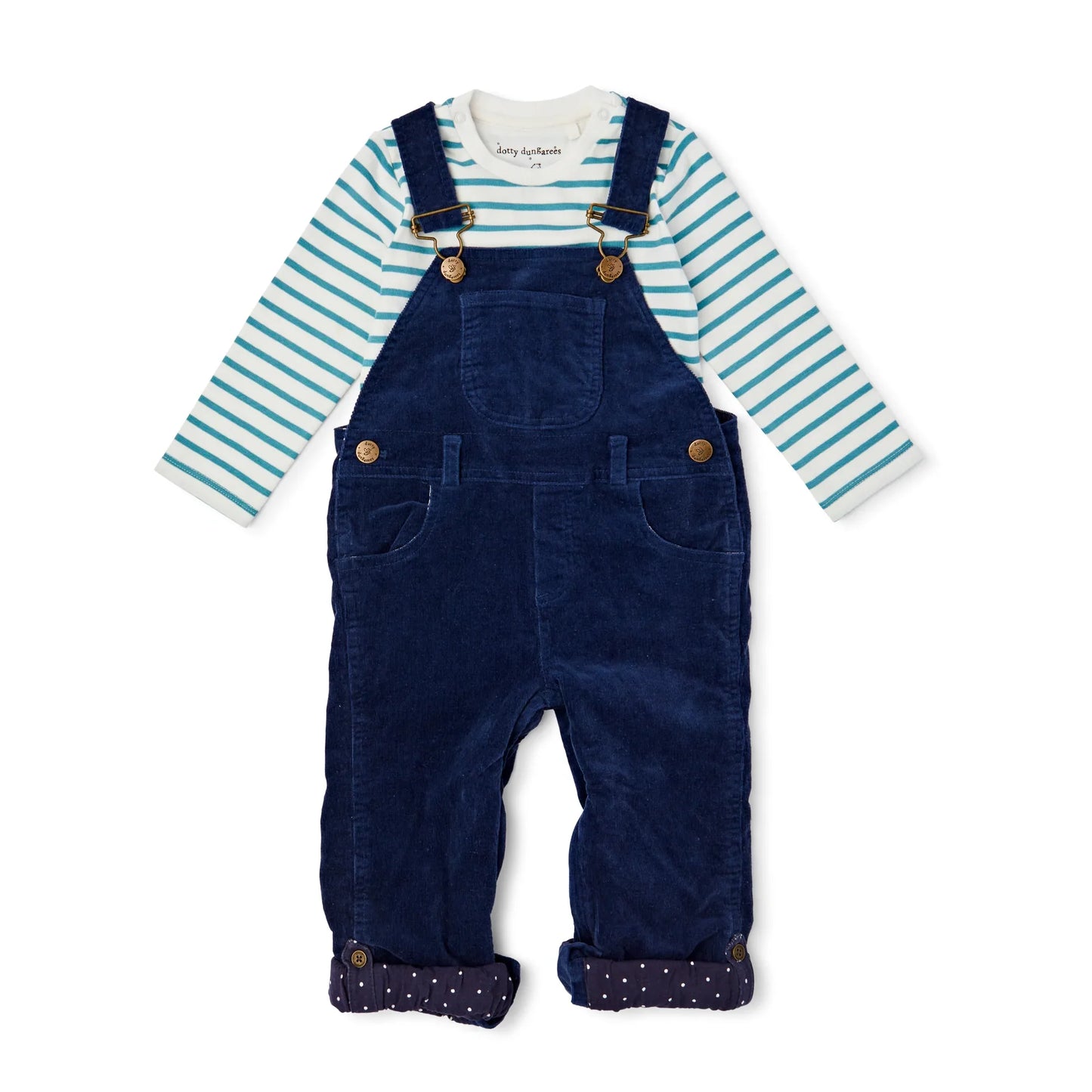 Nordic Blue Breton Stripe Top