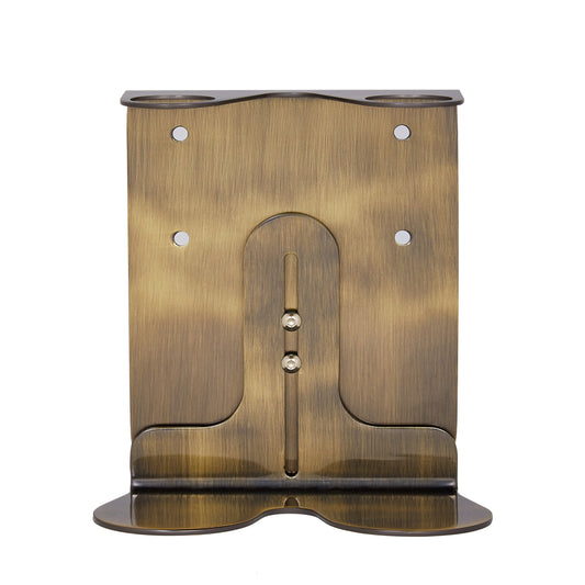 Gold Double Soap Bottle Holder