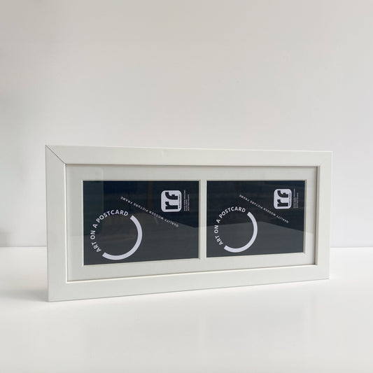Twin Wooden Frames  (10x15cms) (A6) Landscape