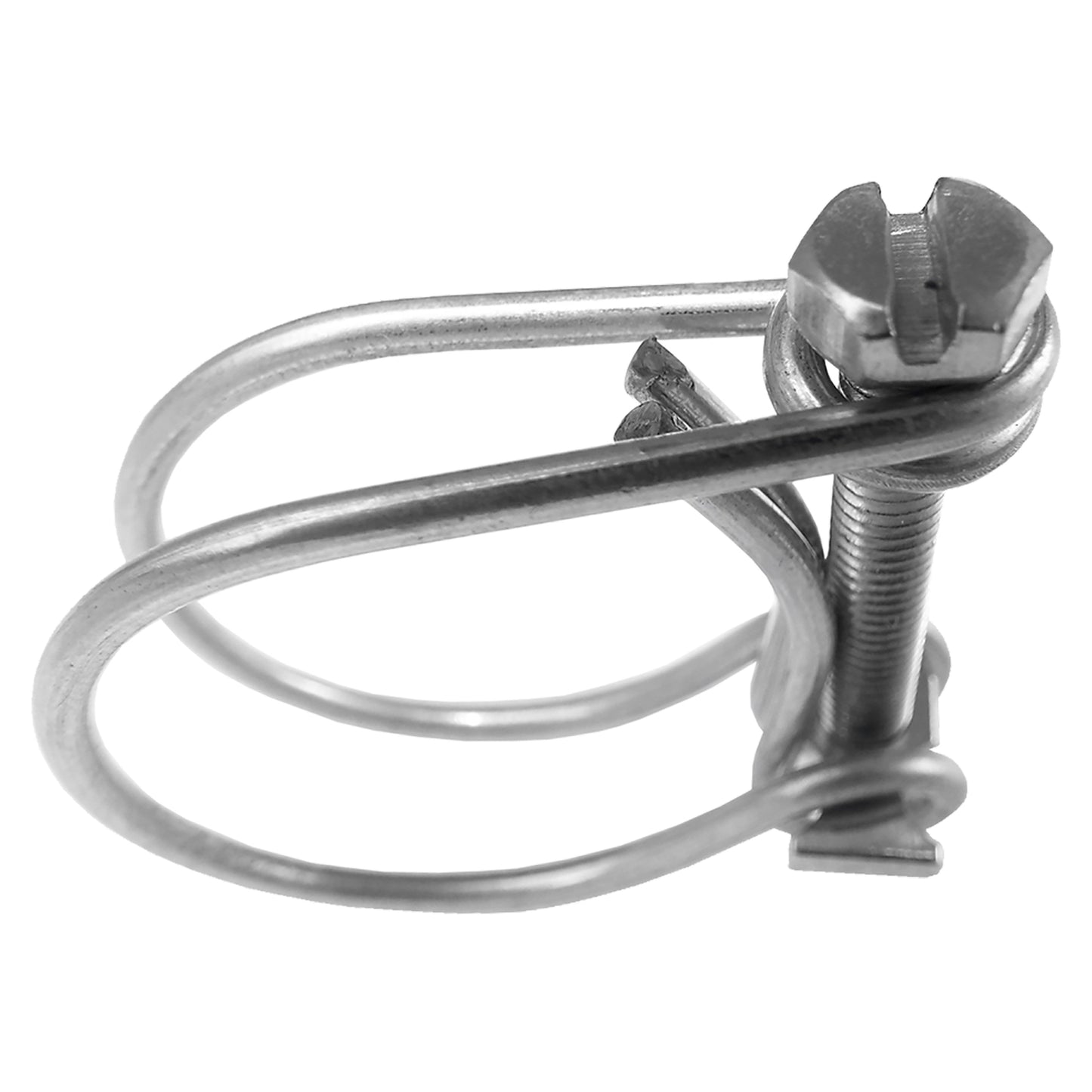 Double Wire Hose Clamp Galvanised 128mm-135mm