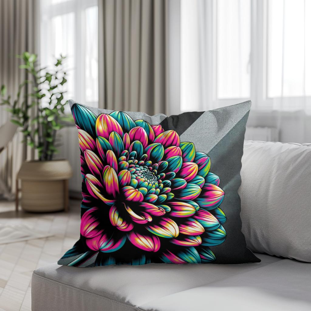 Neon Bloom Essence Cotton Cushion
