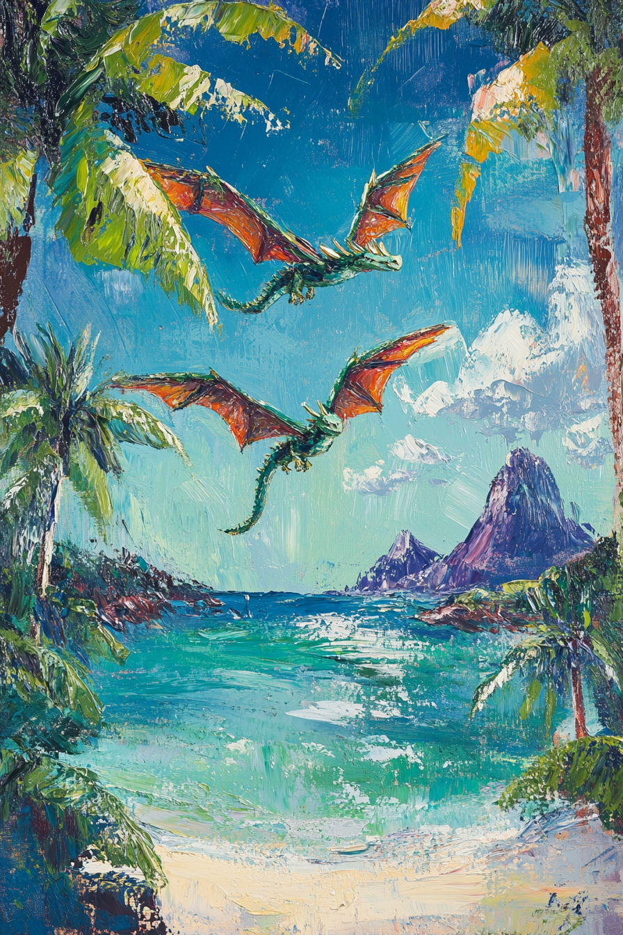 Dragon Island Flight Blanket
