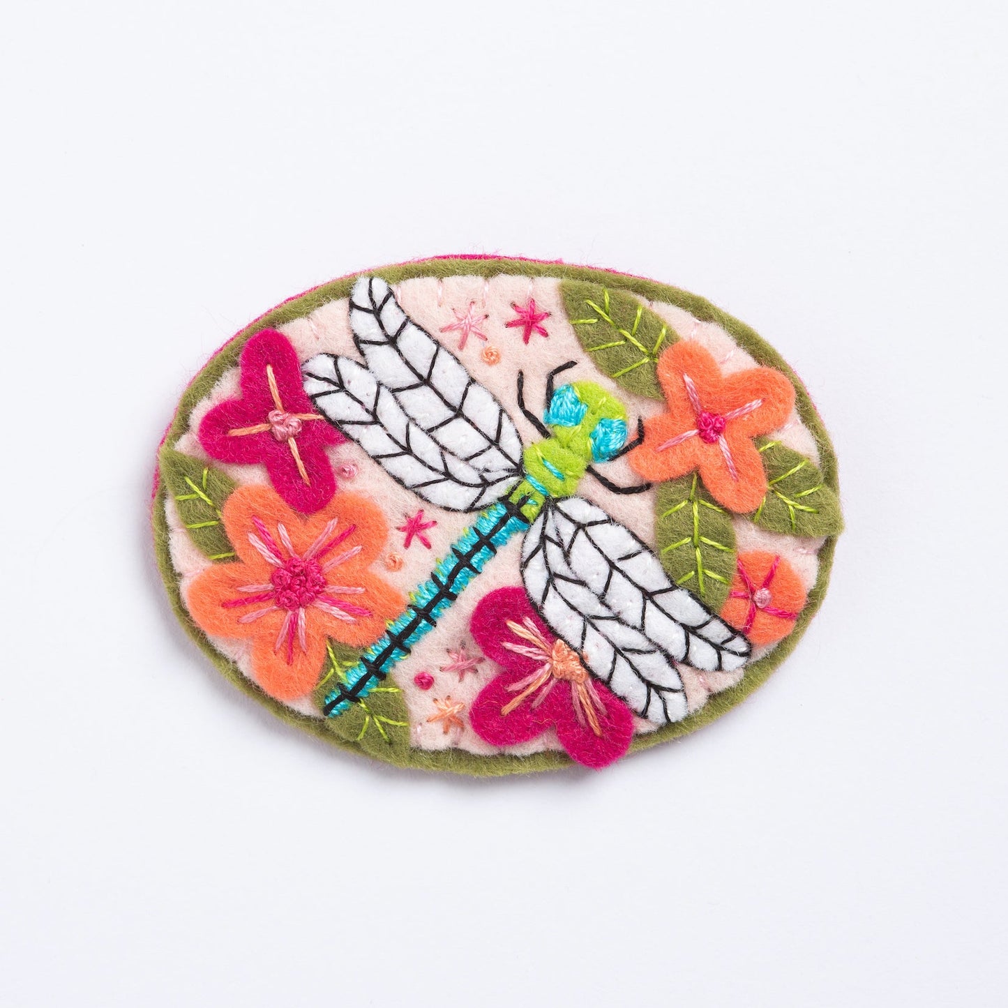 Dragonfly Felt Craft Brooch Kit for Beginners