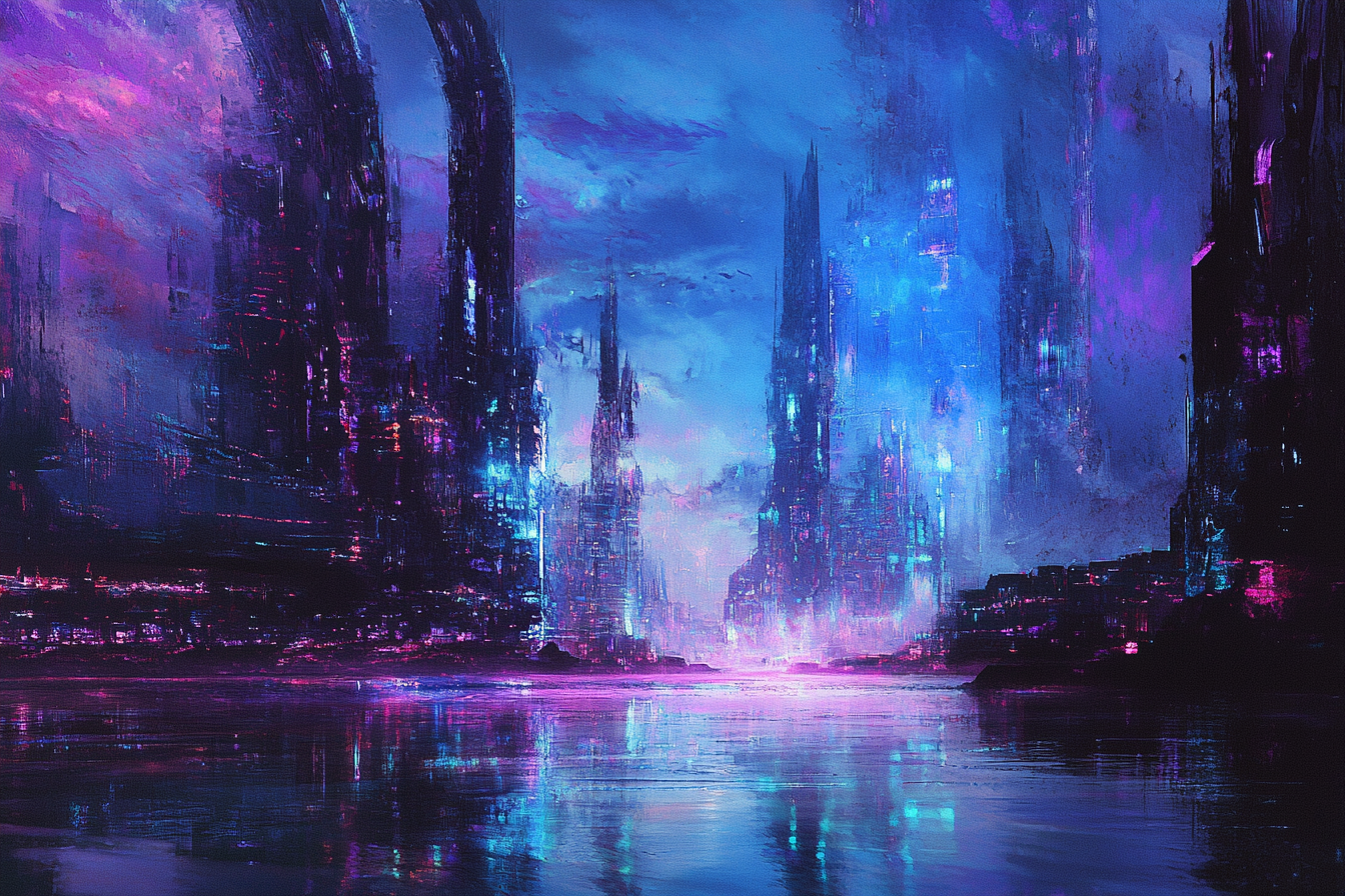 Dreamscape Metropolis Blanket