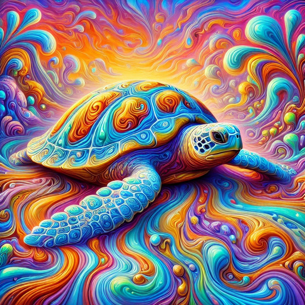 Dreamscape Turtle Canvas