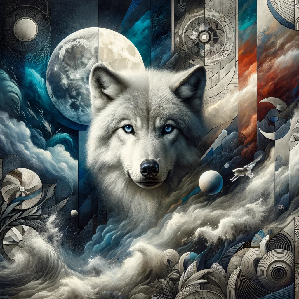 Dreams of the Wild Wolf Canvas