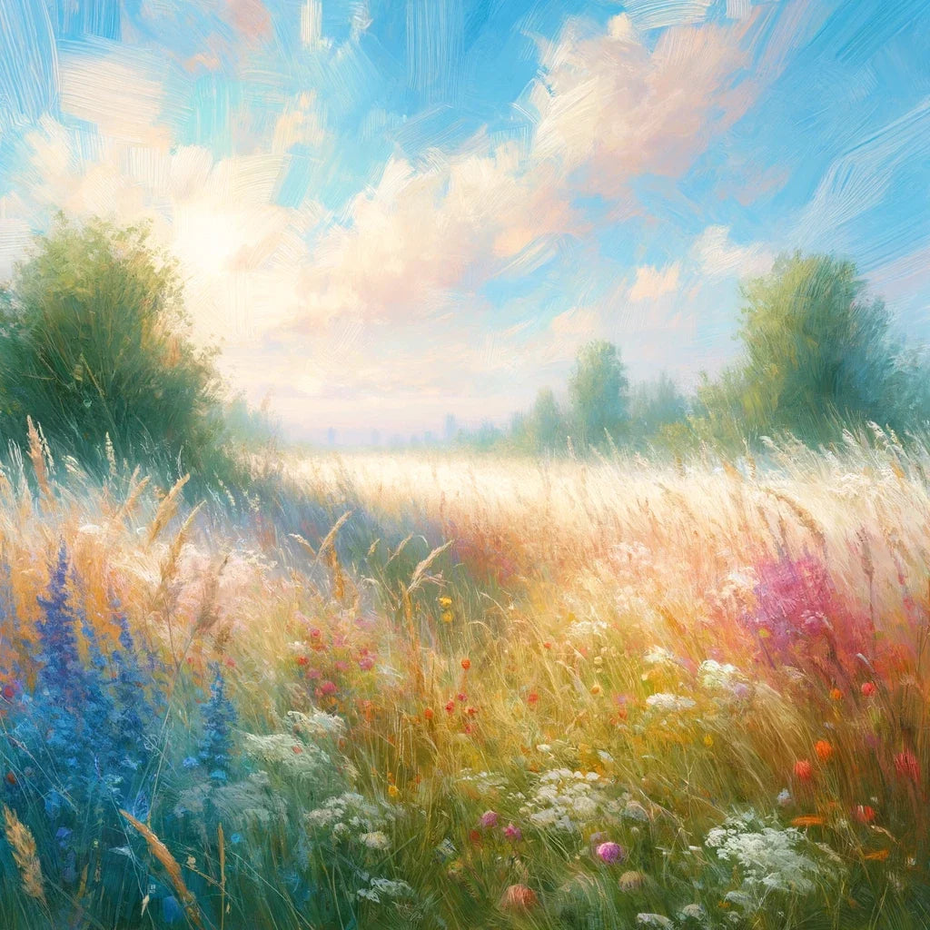 Dreamy Meadow Bliss Canvas