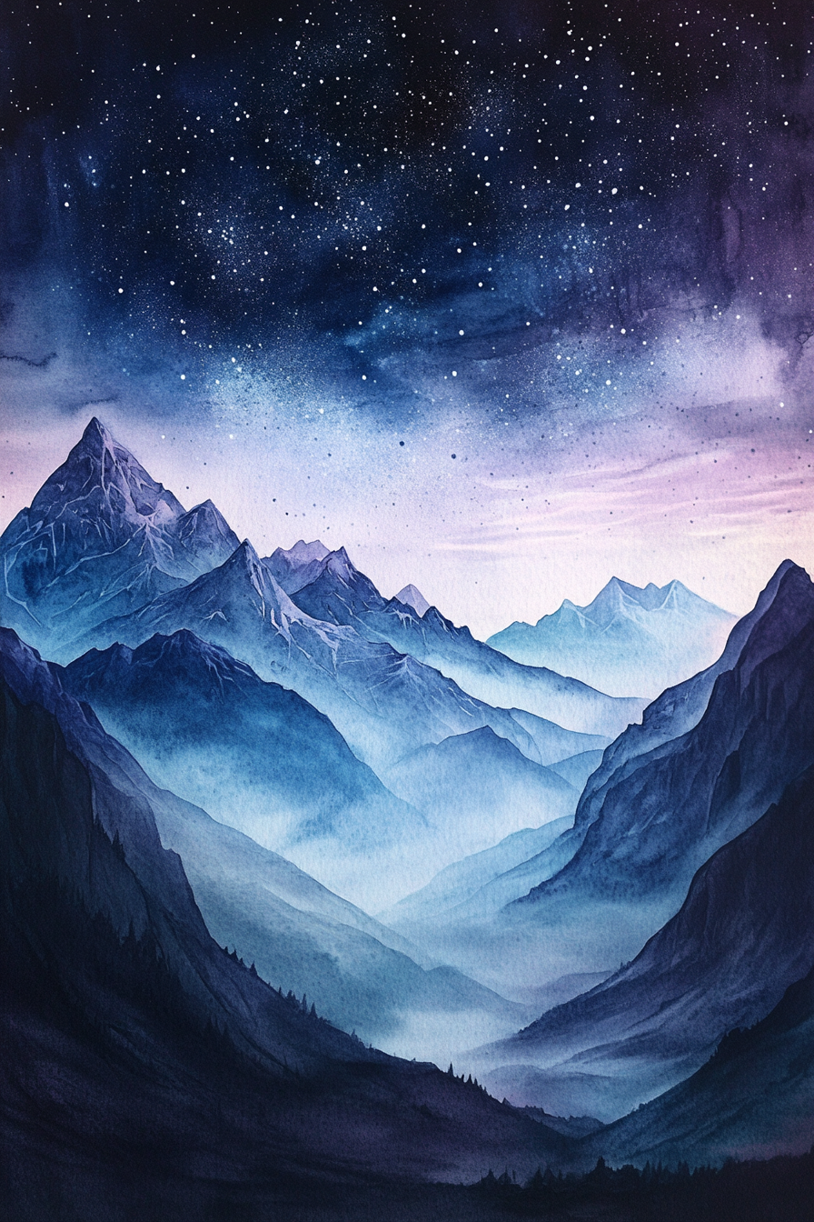 Dreamy Peaks Nostalgia Blanket