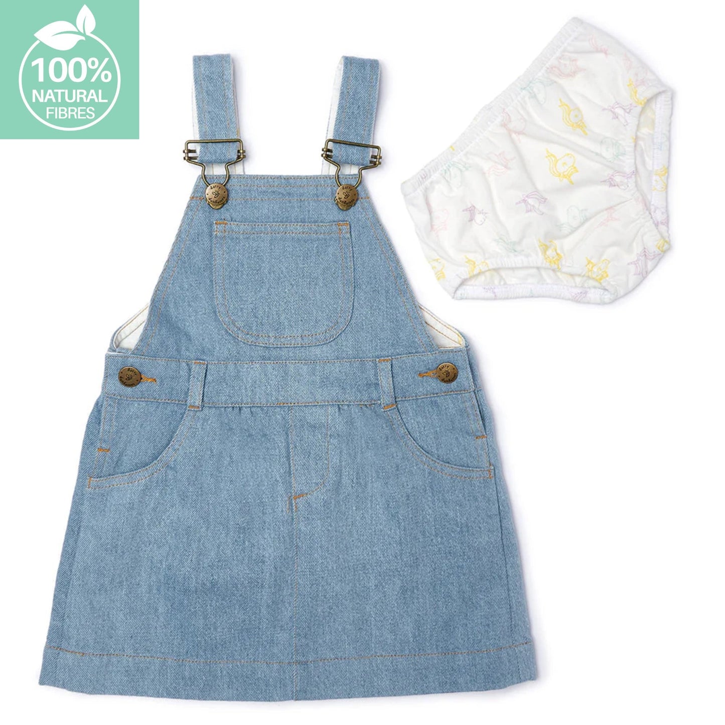 Pale Denim Unicorn Dress