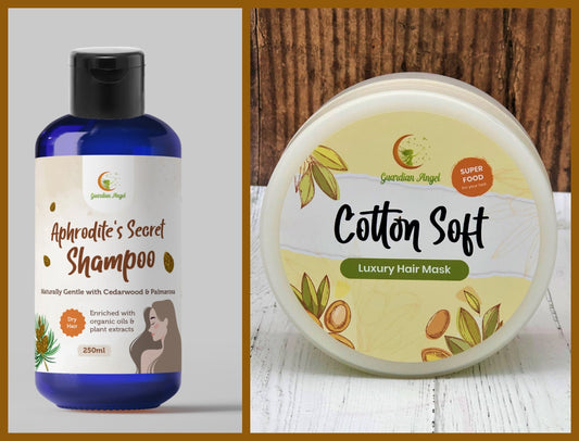 Organic and Natural DRY HAIR Shampoo & Hair Mask Set