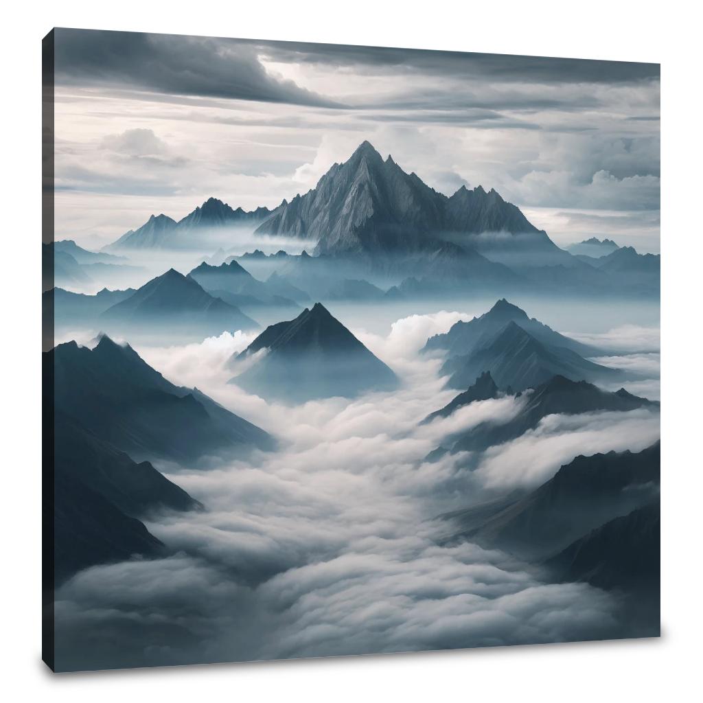Misty Mountain Majesty Canvas
