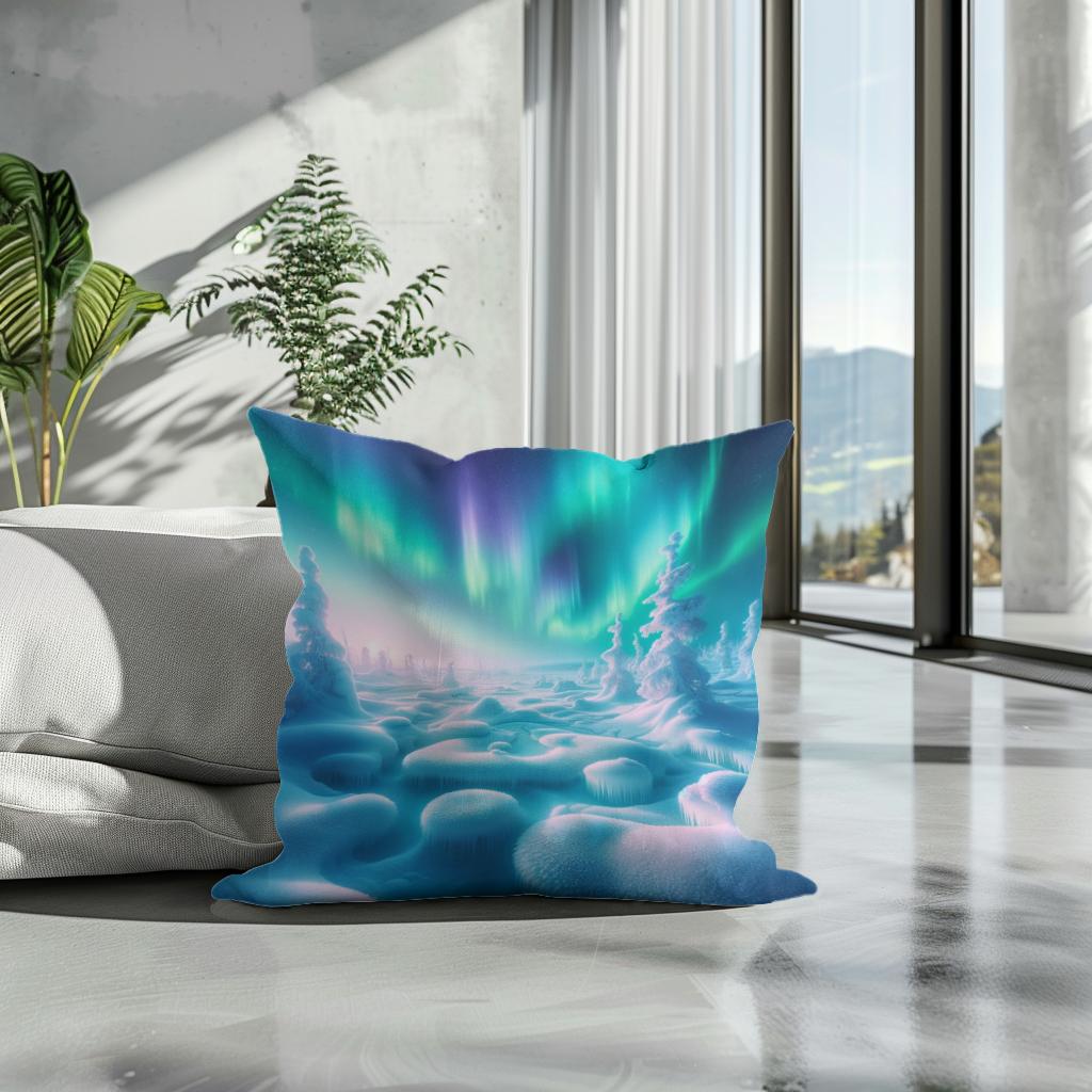 Aurora Whisper Cotton Cushion