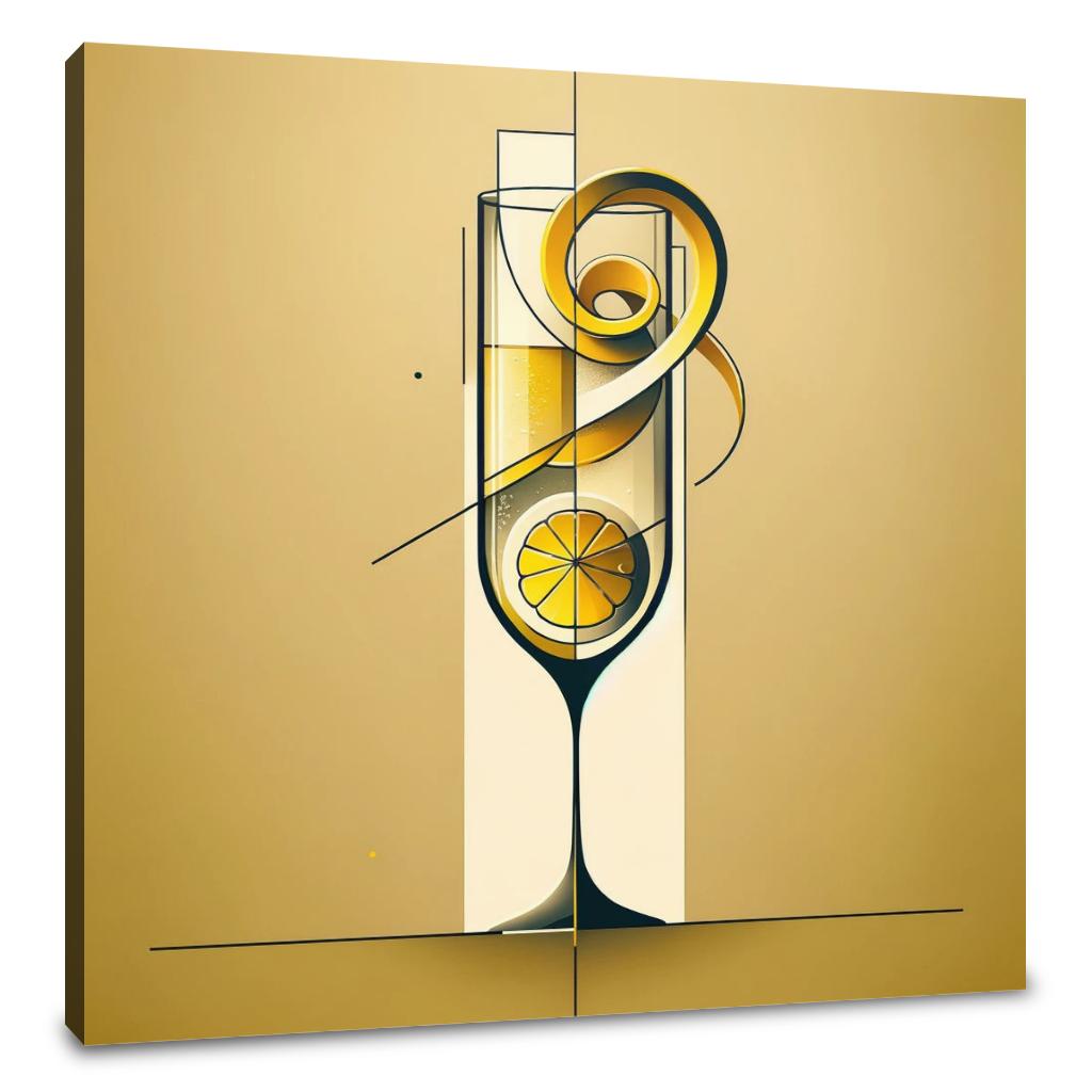 French 75 Minimalist Canvas