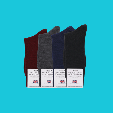 Duchy Everyday Merino Socks - 4 Pair Bundle Classic Dark Selection