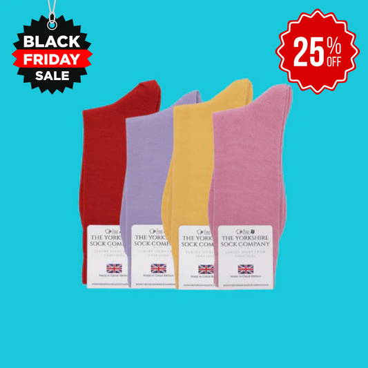 Duchy Everyday Merino Socks - 4 Pair Bundle Classic Light Selection