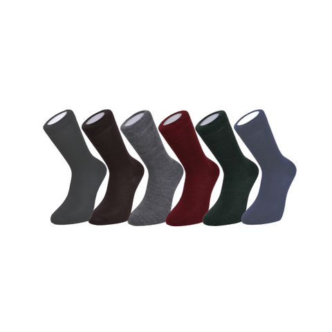 Duchy Everyday Merino Socks - 6 Pair Bundle Classic Dark Selection