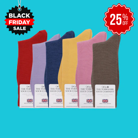 Duchy Everyday Merino Socks - 6 Pair Bundle Classic Light Selection