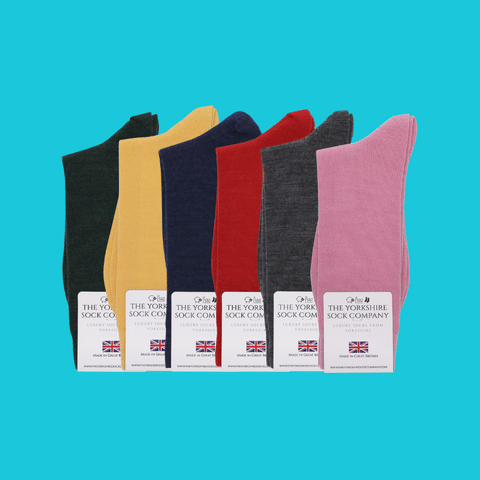 Duchy Everyday Merino Socks - 6 Pair Bundle Classic Mix Selection