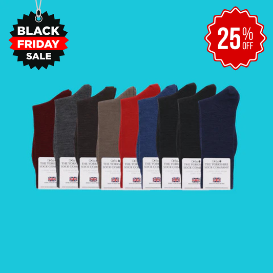 Duchy Everyday Merino Socks - 9 Pair Gift Bundle