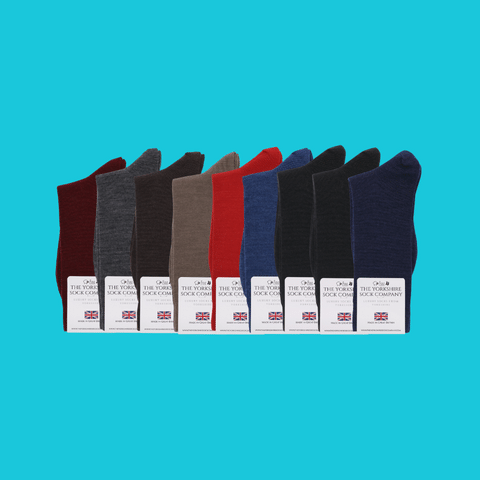 Duchy Everyday Merino Socks - 9 Pair Gift Bundle