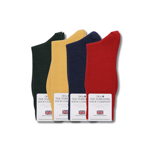 Duchy Everyday Merino Socks - 4 Pair Bundle Classic Mix Selection