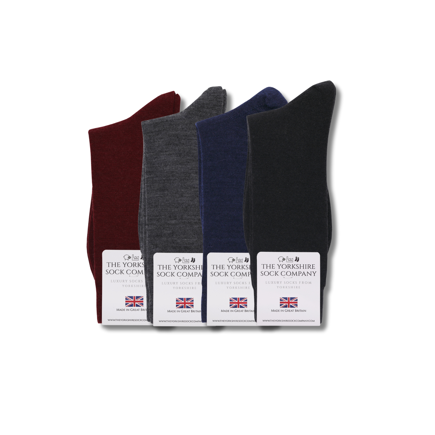 Duchy Everyday Merino Socks - 4 Pair Bundle Classic Dark Selection