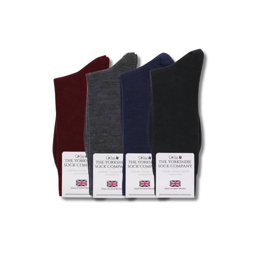 Duchy Everyday Merino Socks - 4 Pair Bundle Classic Dark Selection