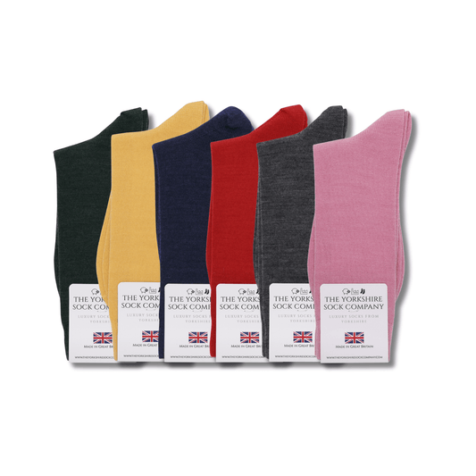 Duchy Everyday Merino Socks - 6 Pair Bundle Classic Mix Selection