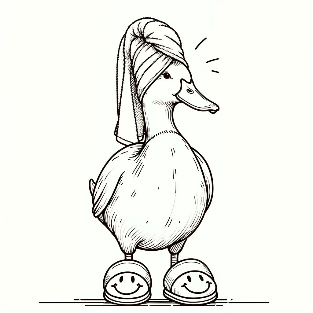 Duck's Spa Day Canvas