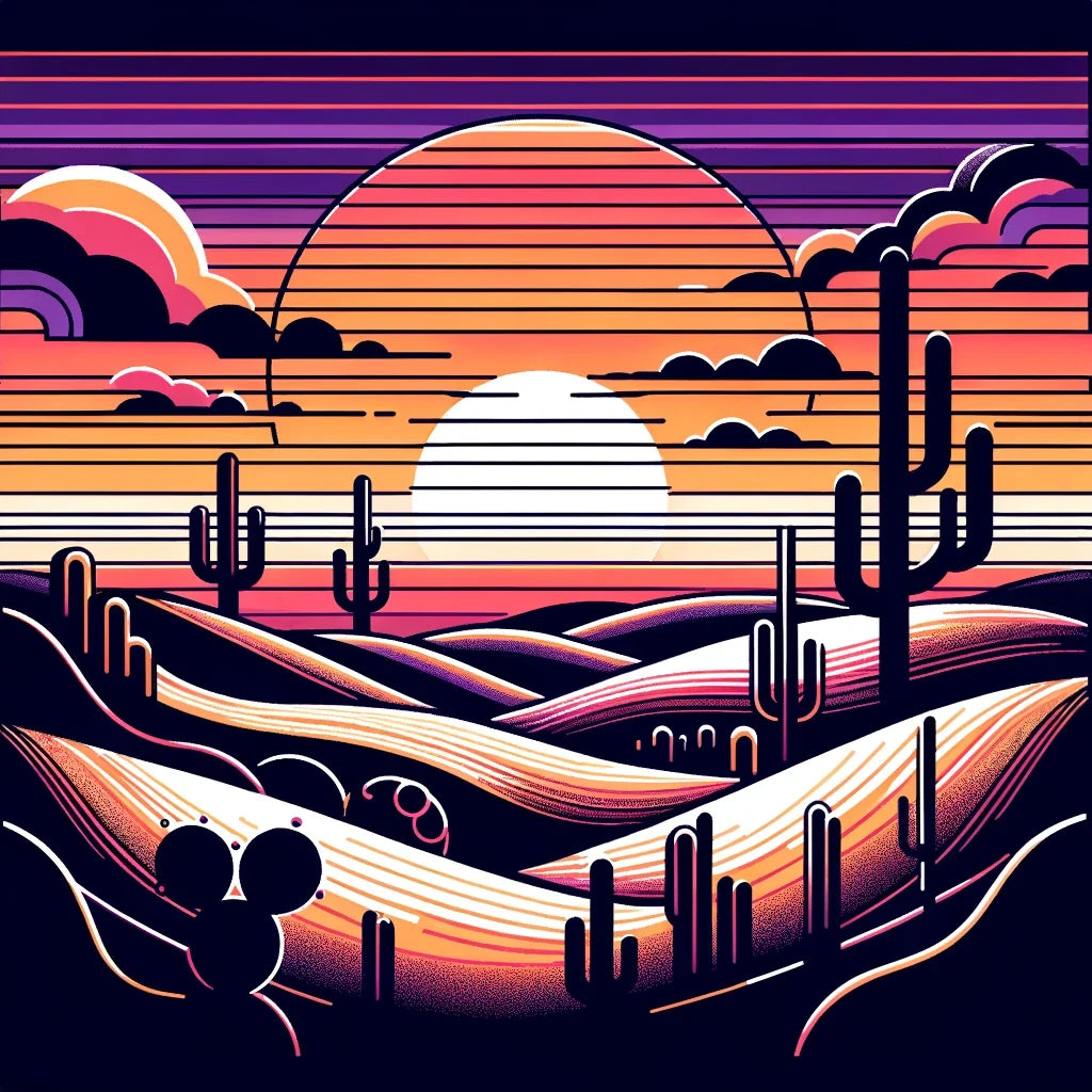 Dusk Mirage Canvas