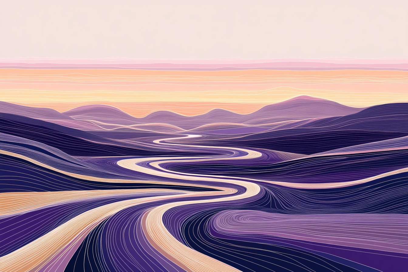 Dusk River Dream Blanket