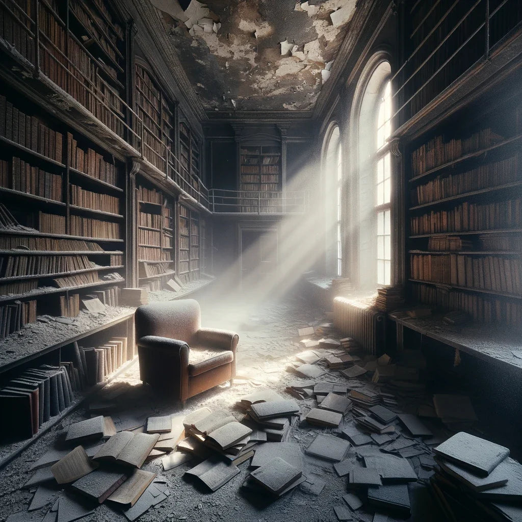 Dusty Library Canvas