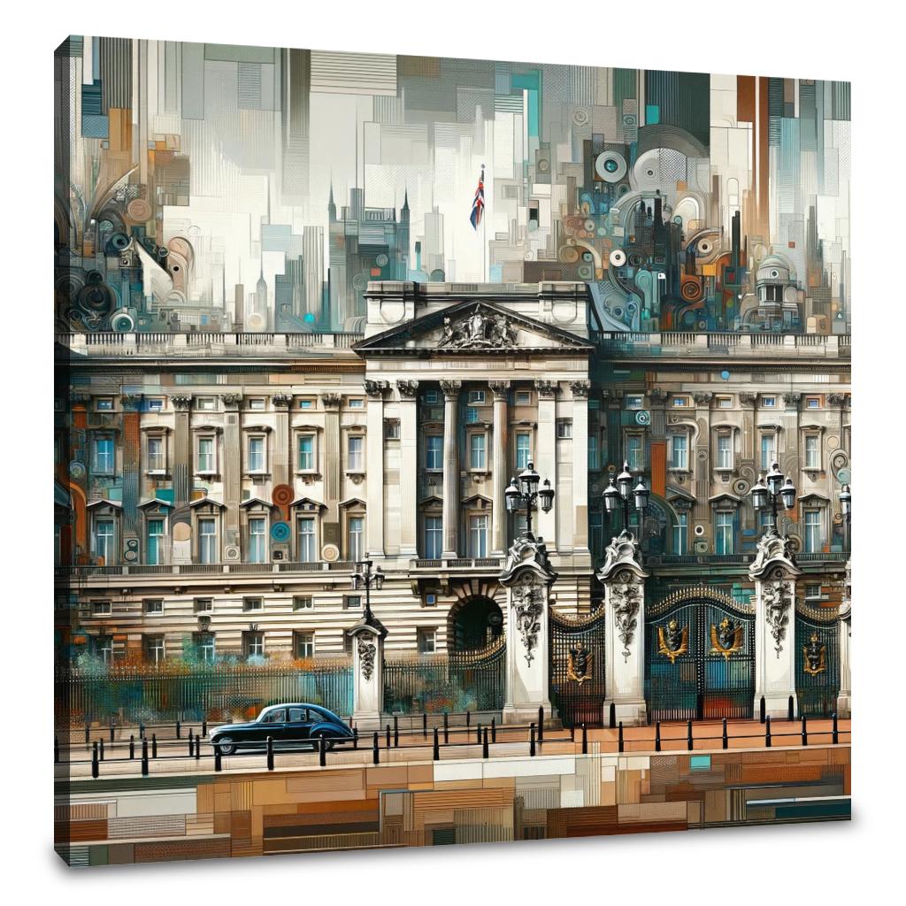 London Royal Abstract Canvas