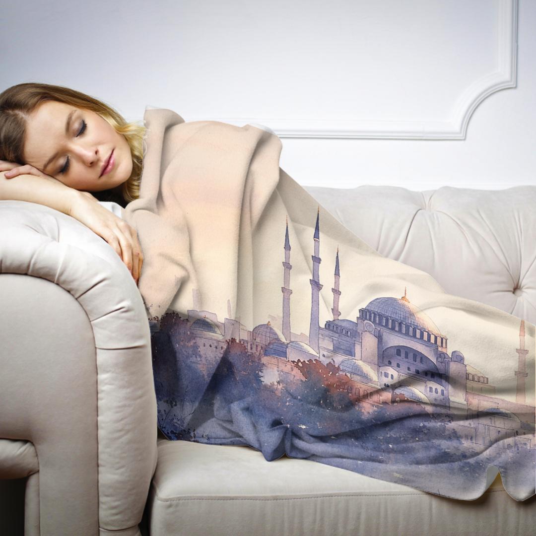 Hagia Sophia Sunrise Blanket