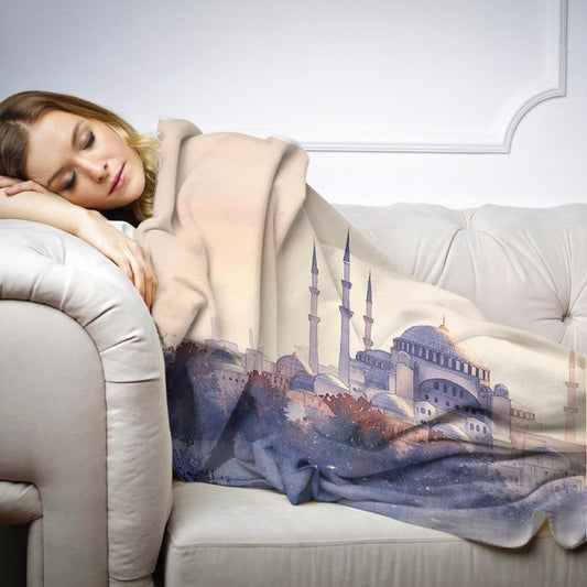 Hagia Sophia Sunrise Blanket