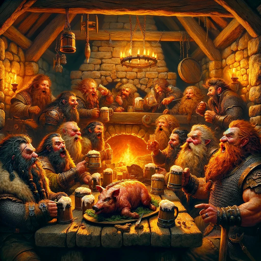 Dwarven Hearth Tales Canvas