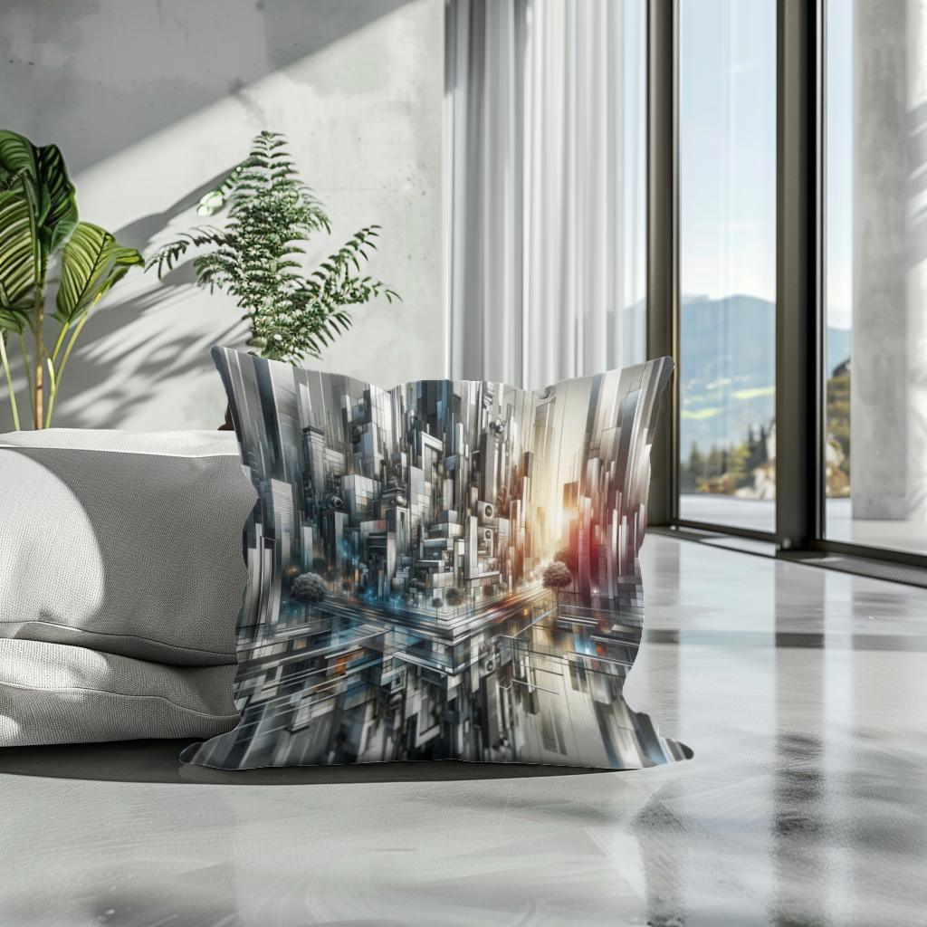 Metropolitan Mosaic Cotton Cushion