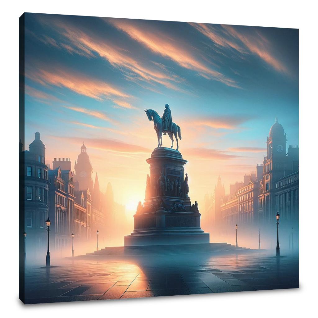 Dawn at Grey's in Newcastle Canvas