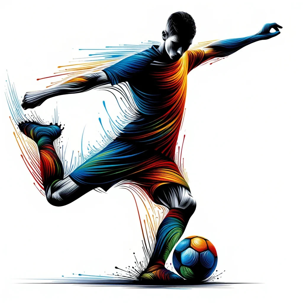 Dynamic Football Cotton Cushion