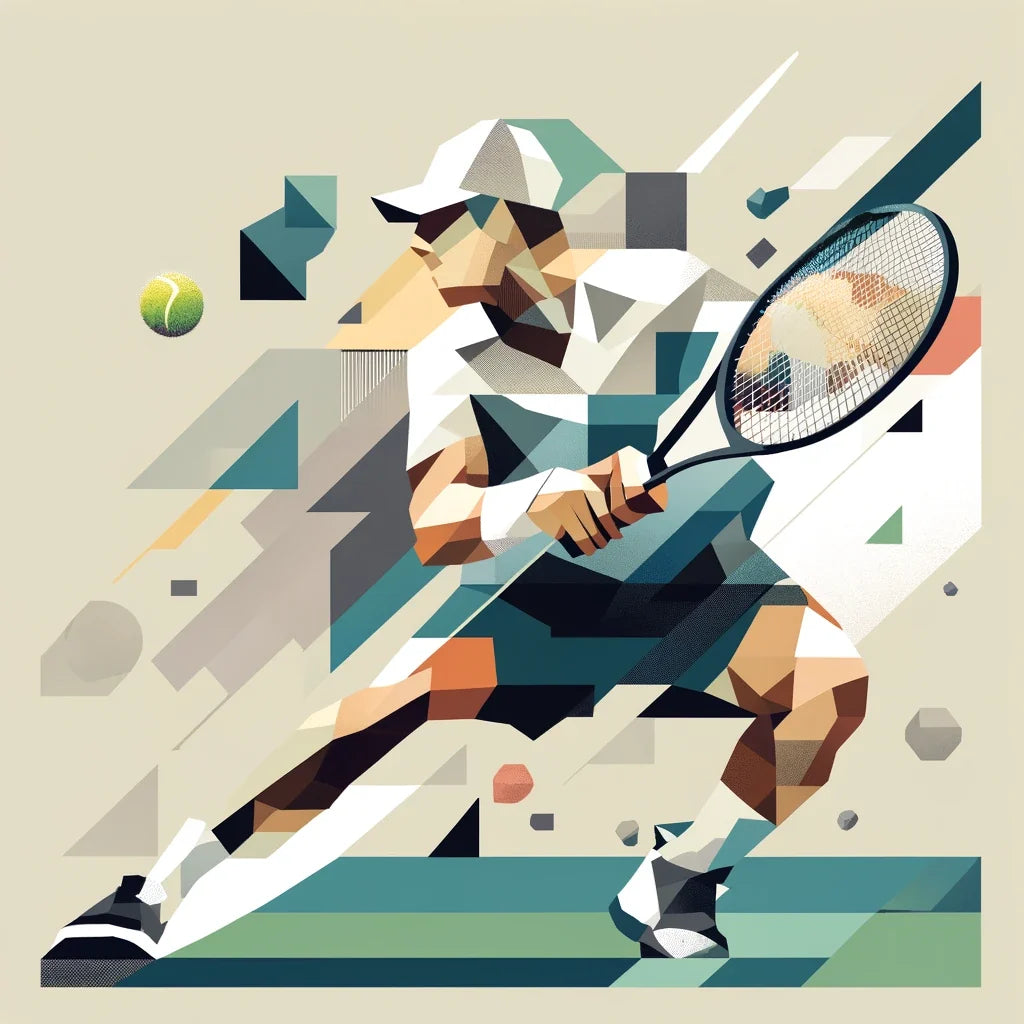 Dynamic Tennis Canvas