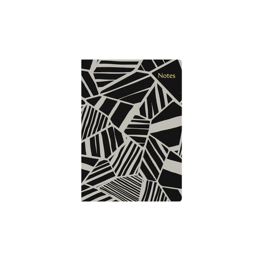 Bold Mono A5 Ruled Notebook