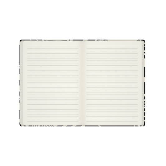 Bold Mono A5 Ruled Notebook