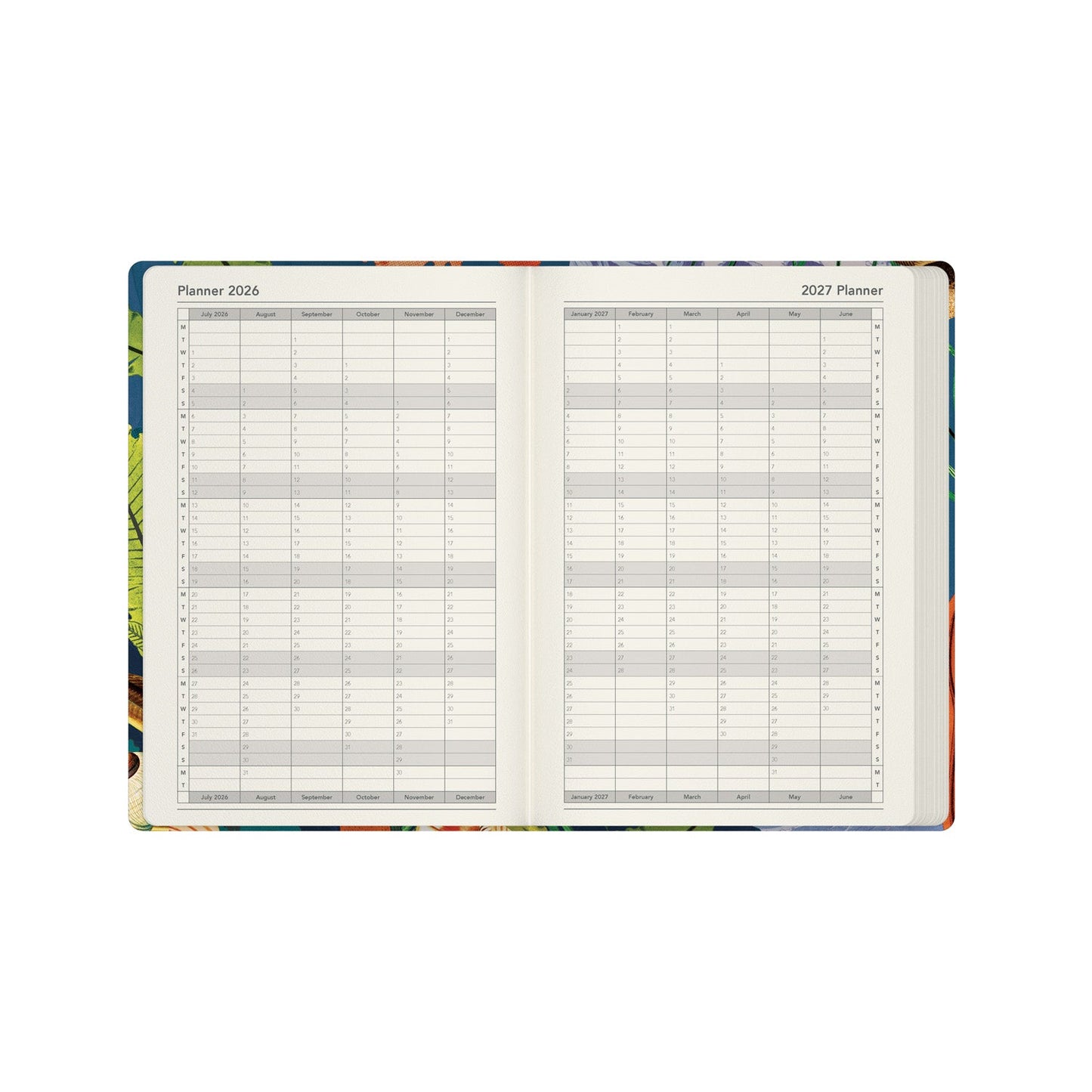 2026-2027 Mid Year Planner - 13 Month A5 Week-to-View Diary - Turtle - Collins Debden Modern Organics Range