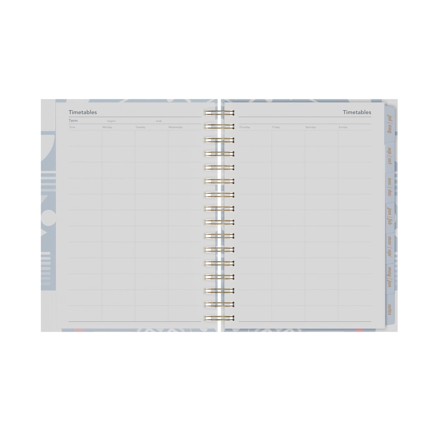 2026-2027 Mid Year Planner - 13 Month A5 Day-to-Page Diary - Hard Cover - Collins Debden Scandi Range
