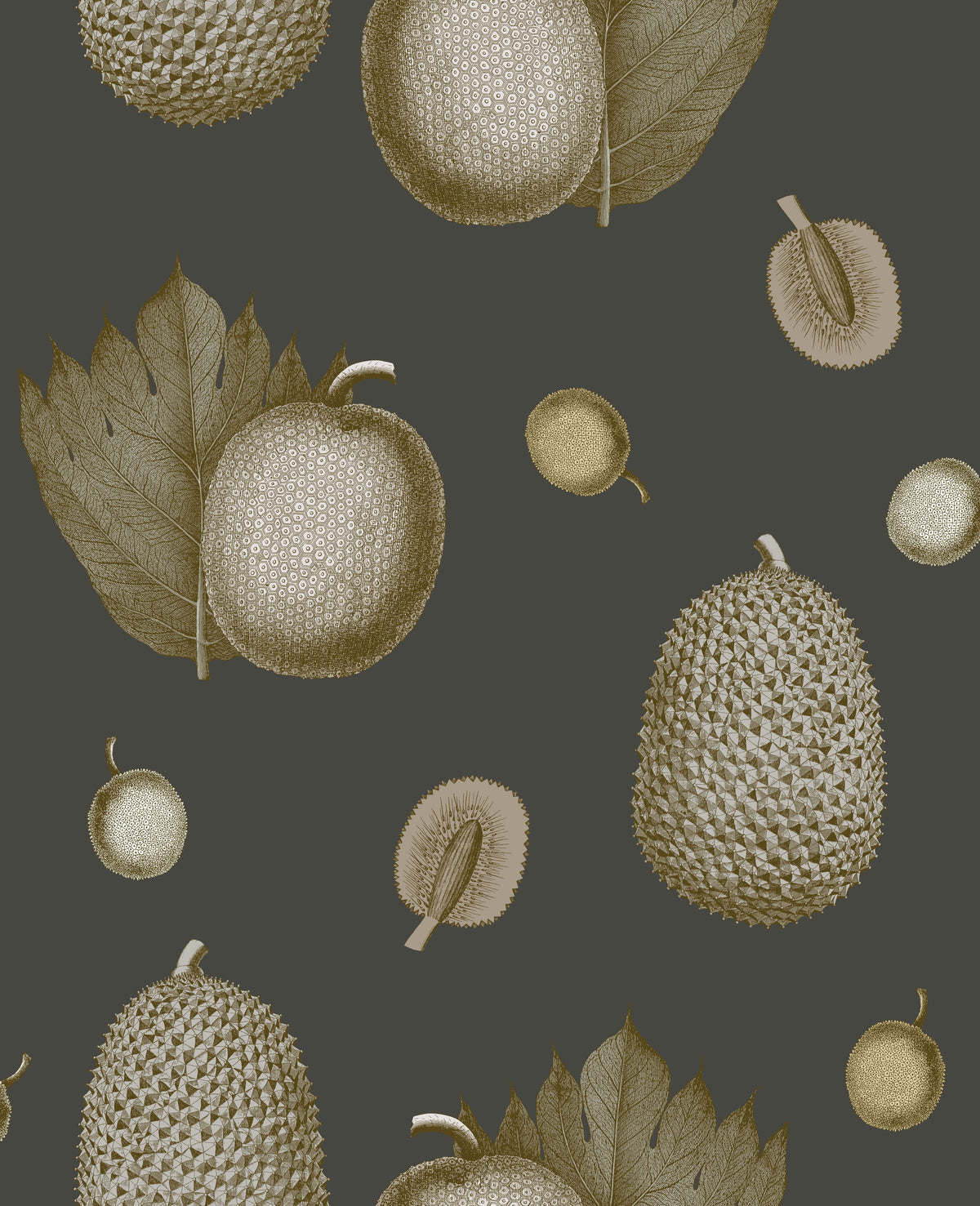 Tropical Fruit Wallpaper- Coral