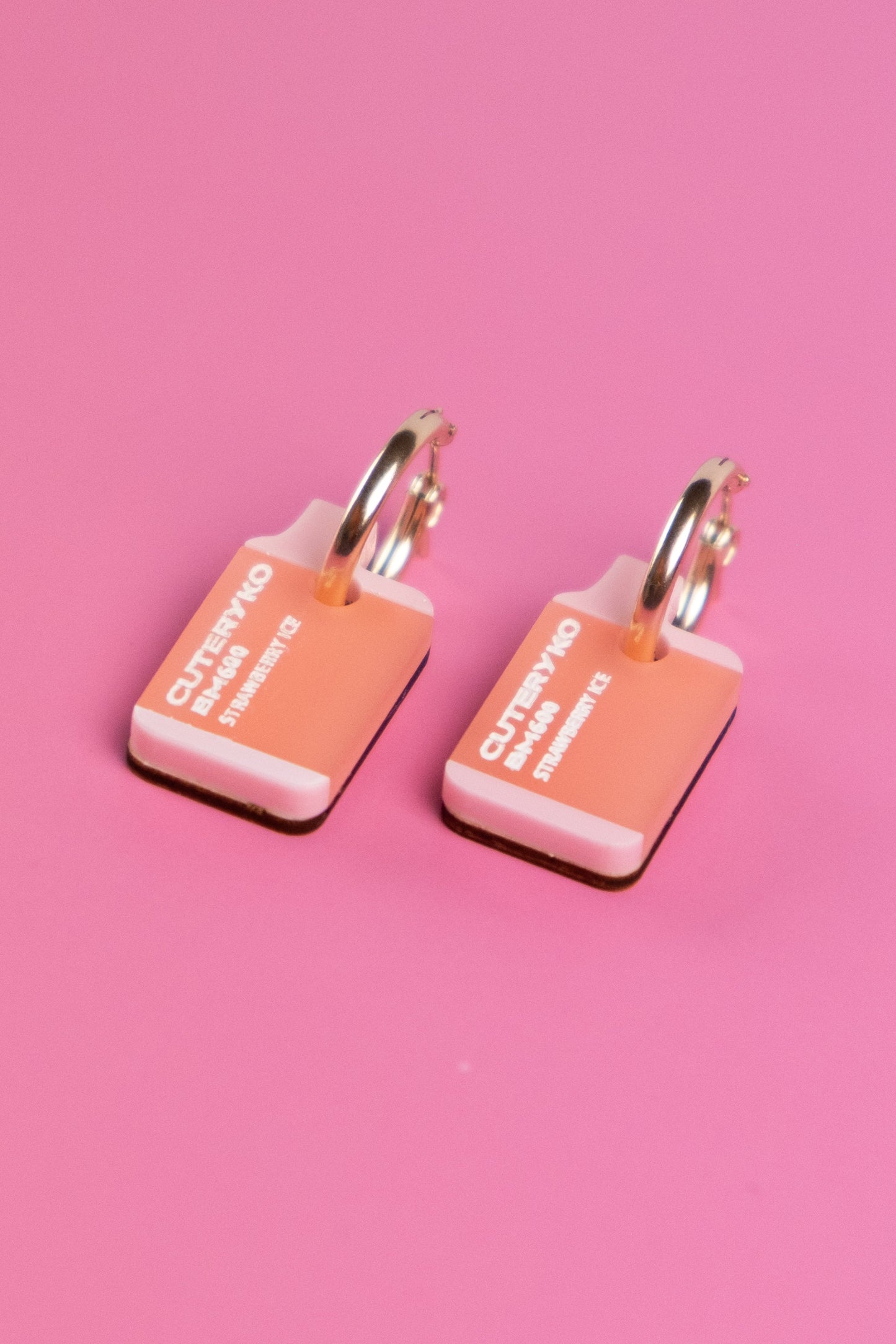 Vape Hoop Earrings