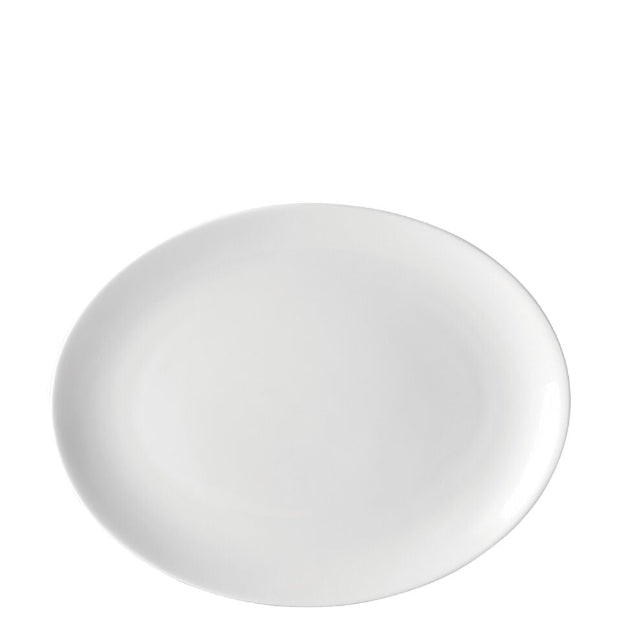 Pure White Oval Plate - 25.5cm